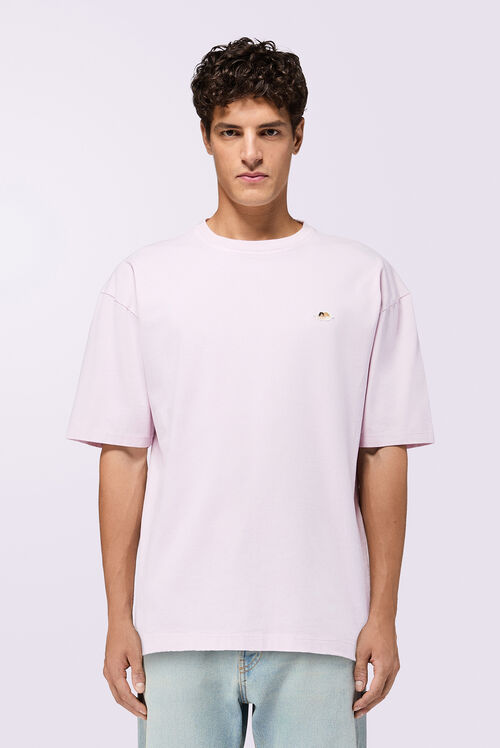 Angels Patch Relaxed T-Shirt Pink